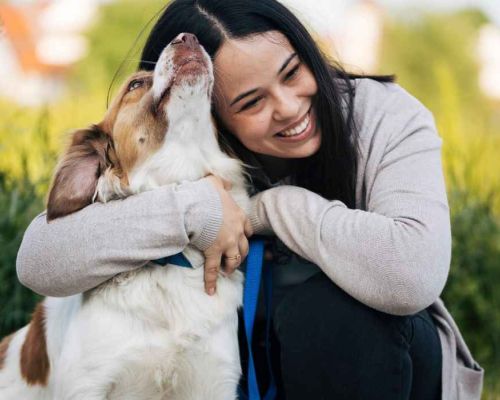 The unconditional love of an animal